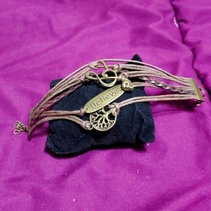 Rustic Threaded Bracelet